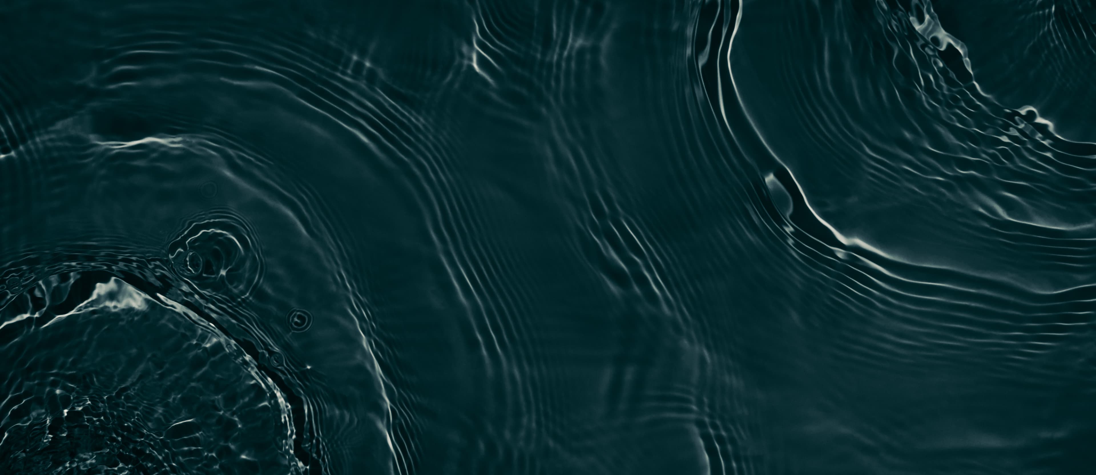 Water droplet macro — engineered precision